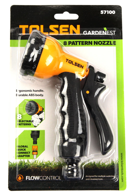 Tolsen 8 Pattern Nozzle Plastic Spray Gun