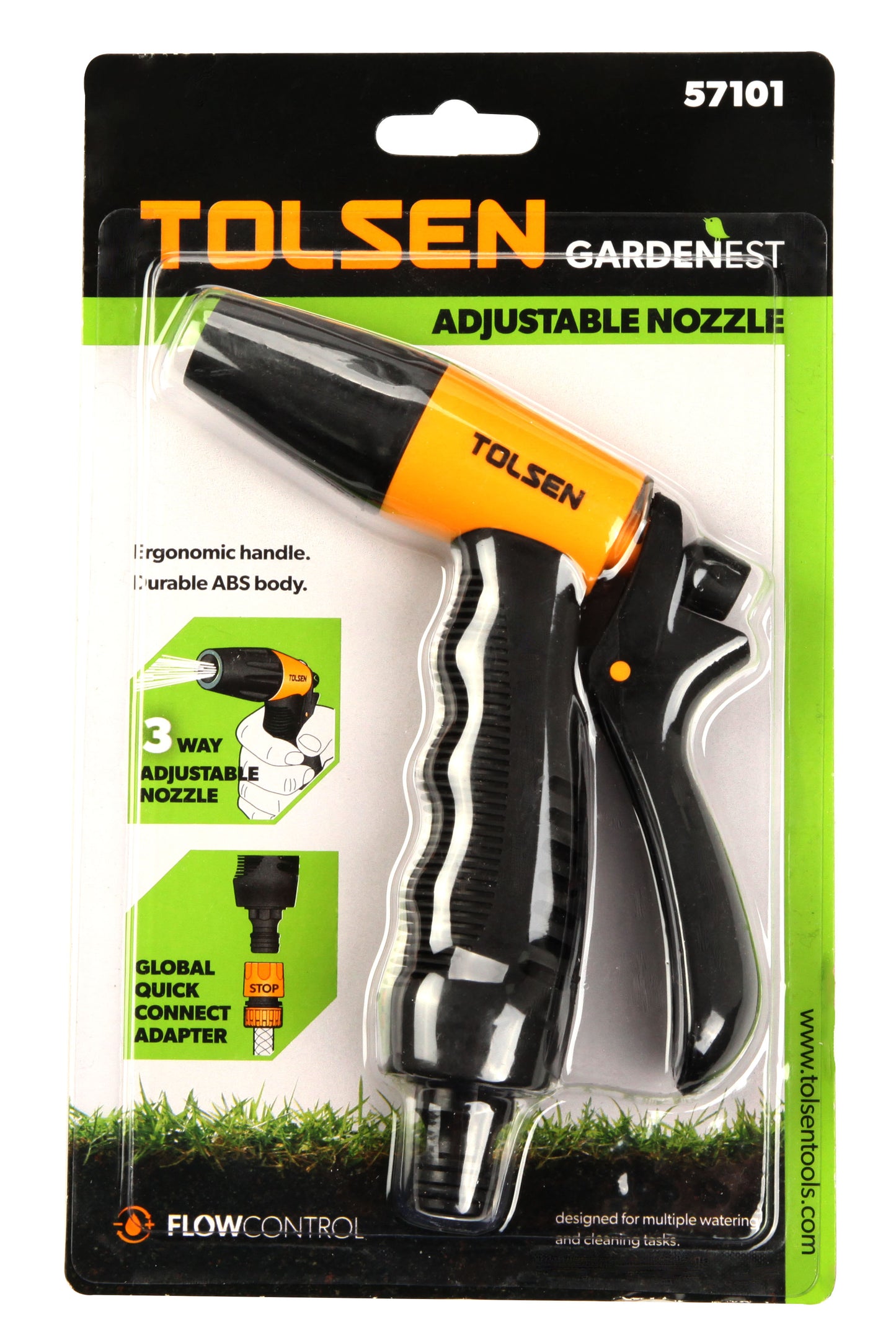 Adjustable Spray Gun w/ Soft Handle