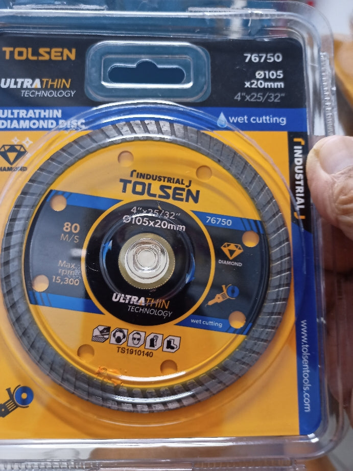 Industrial Ultra-Thin Diamond DIsc (4" | 4.5" | 5" | 7" | 9") Tile Cutting