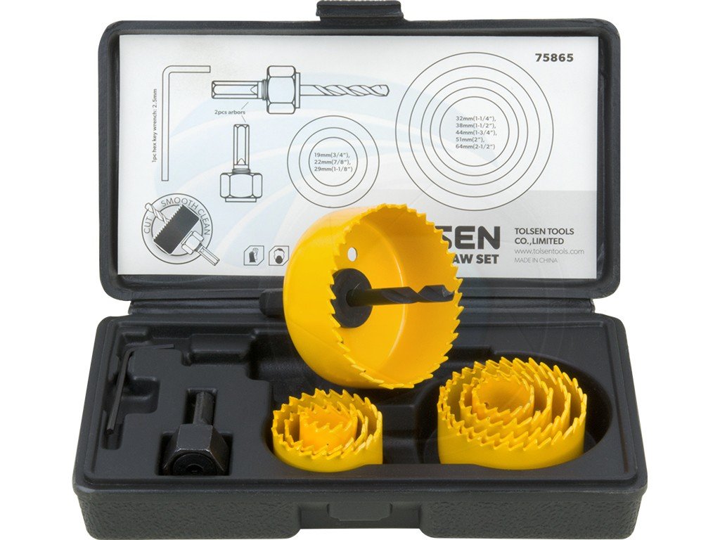 11PCS HOLE SAW SET
