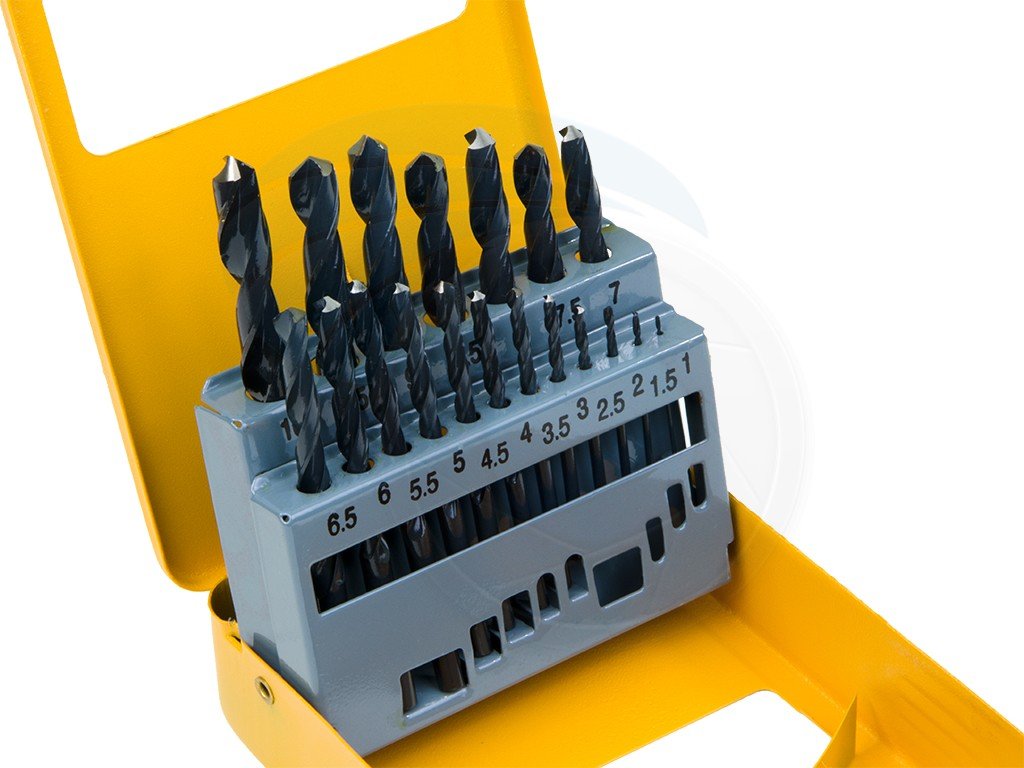 19PCS HSS TWIST DRILL BITS SET