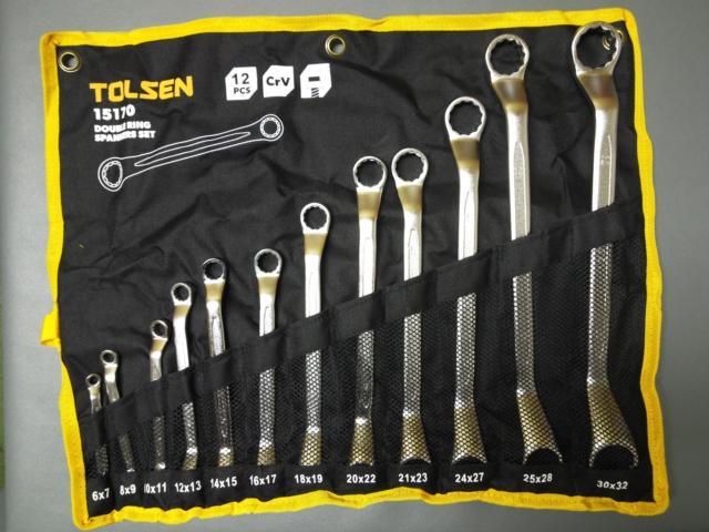 12Pcs Double Ring Spanner Set (6×7,8×9,10×11,12×13,14×15,16×17,18×19,20×22,21×23,24×27,25×28,30x32mm) 15896