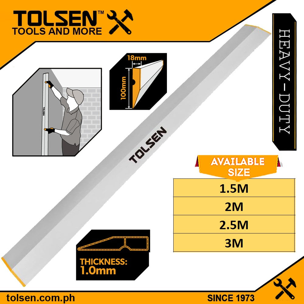 Cement Aluminum Level For Plastering (1M, 1.5M, 2M, 2.5M, 3M)