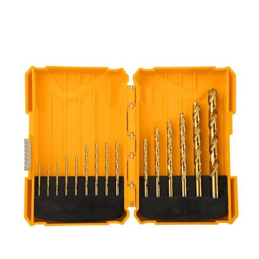 INDUSTRIAL 15PCS HSS M2 TWIST DRILL BITS SET INCH