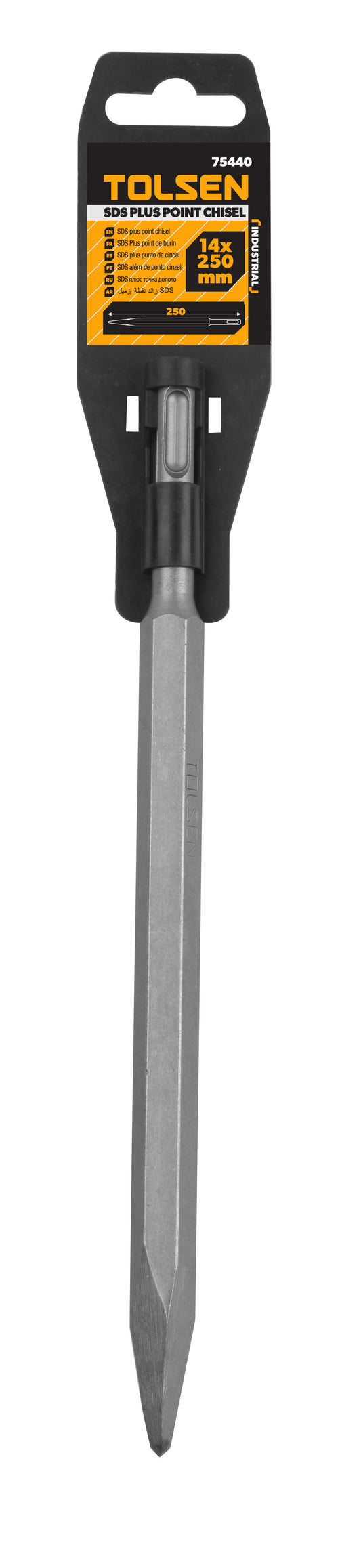 INDUSTRIAL SDS-PLUS POINT CHISEL (14X250MM)