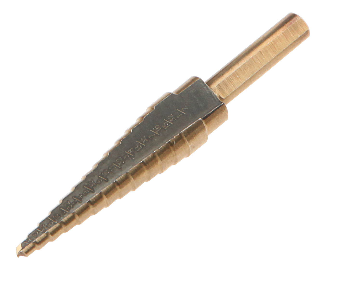 TITANIUM COATED STEP DRILL BIT (13 & 9TEPS)
