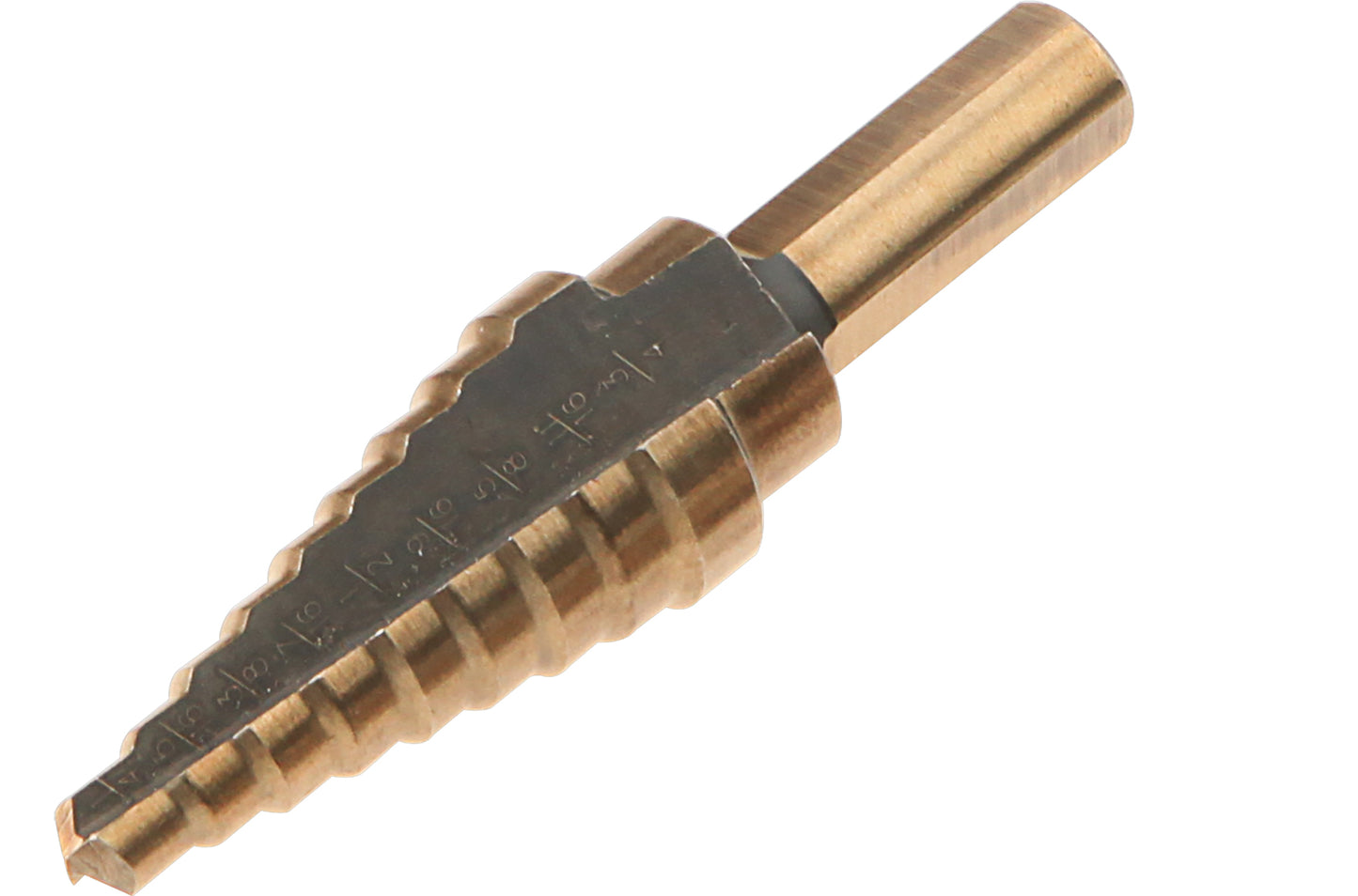 TITANIUM COATED STEP DRILL BIT (13 & 9TEPS)