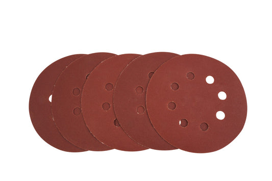 5PCS SANDING SHEET FOR ORBITAL SANDER (Grit #40/#60/#80/#120/#150/#180/#240)