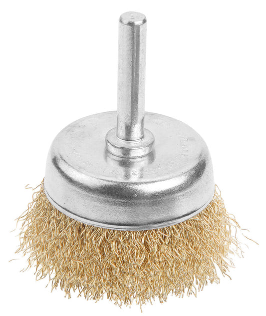 INDUSTRIAL CUP BRUSH WITH SHANK 50mm-75mm