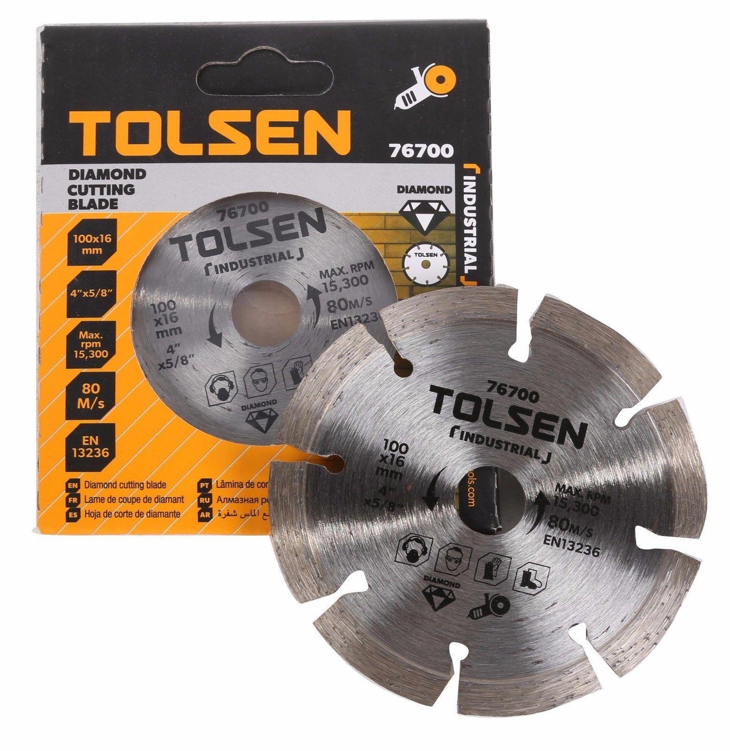 Tolsen Universal Diamond Cutting Disc (4" | 5" | 7" | 8") Industrial Grade Tile Cutting