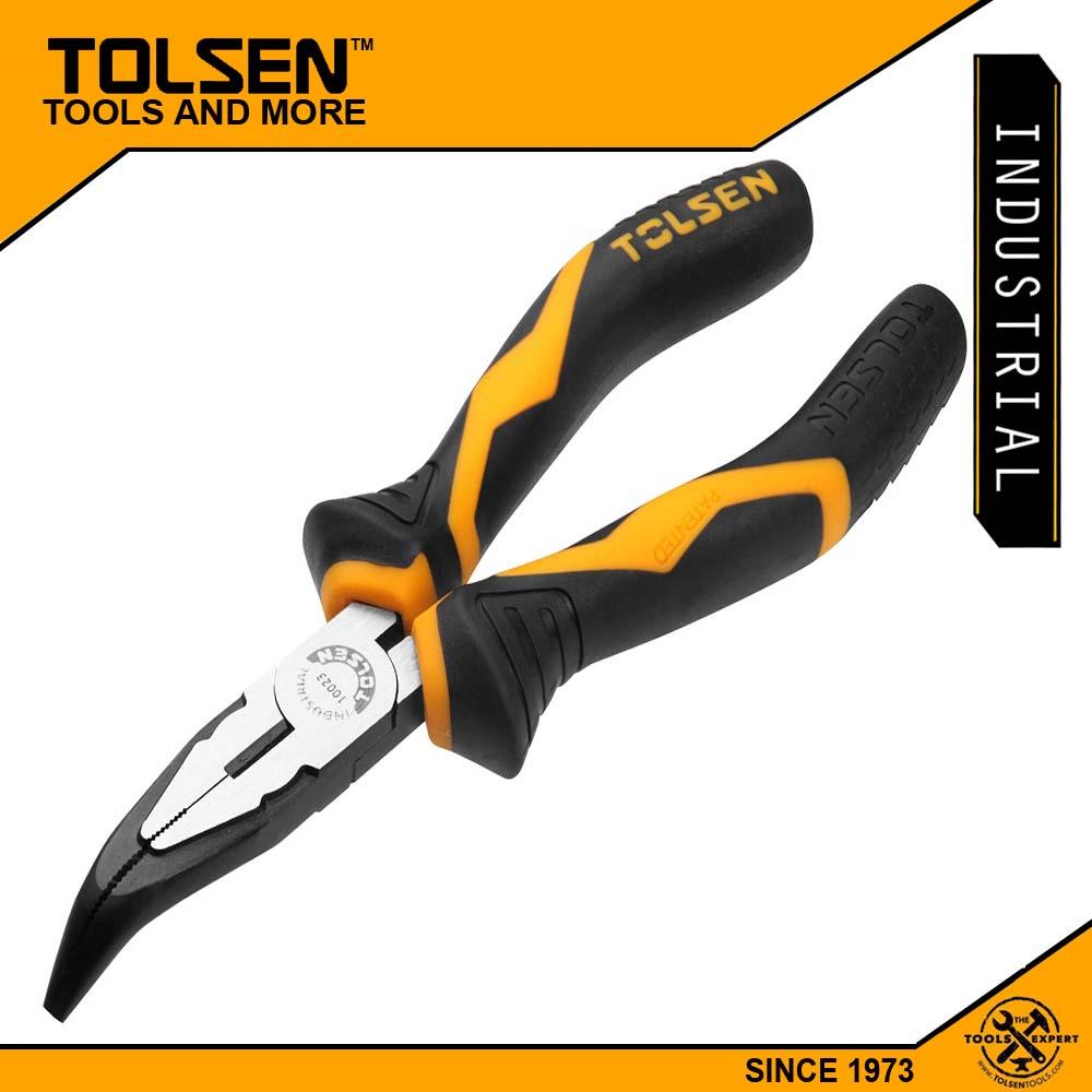(INDUSTRIAL) BENT NOSE PLIERS 160mm, 6"