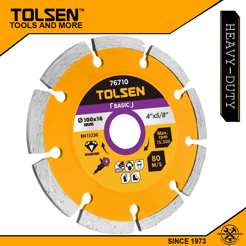 Segmented Dry Diamond Cutting Disc (4" | 4.5" | 5" | 7" | 9") Tile Cutting