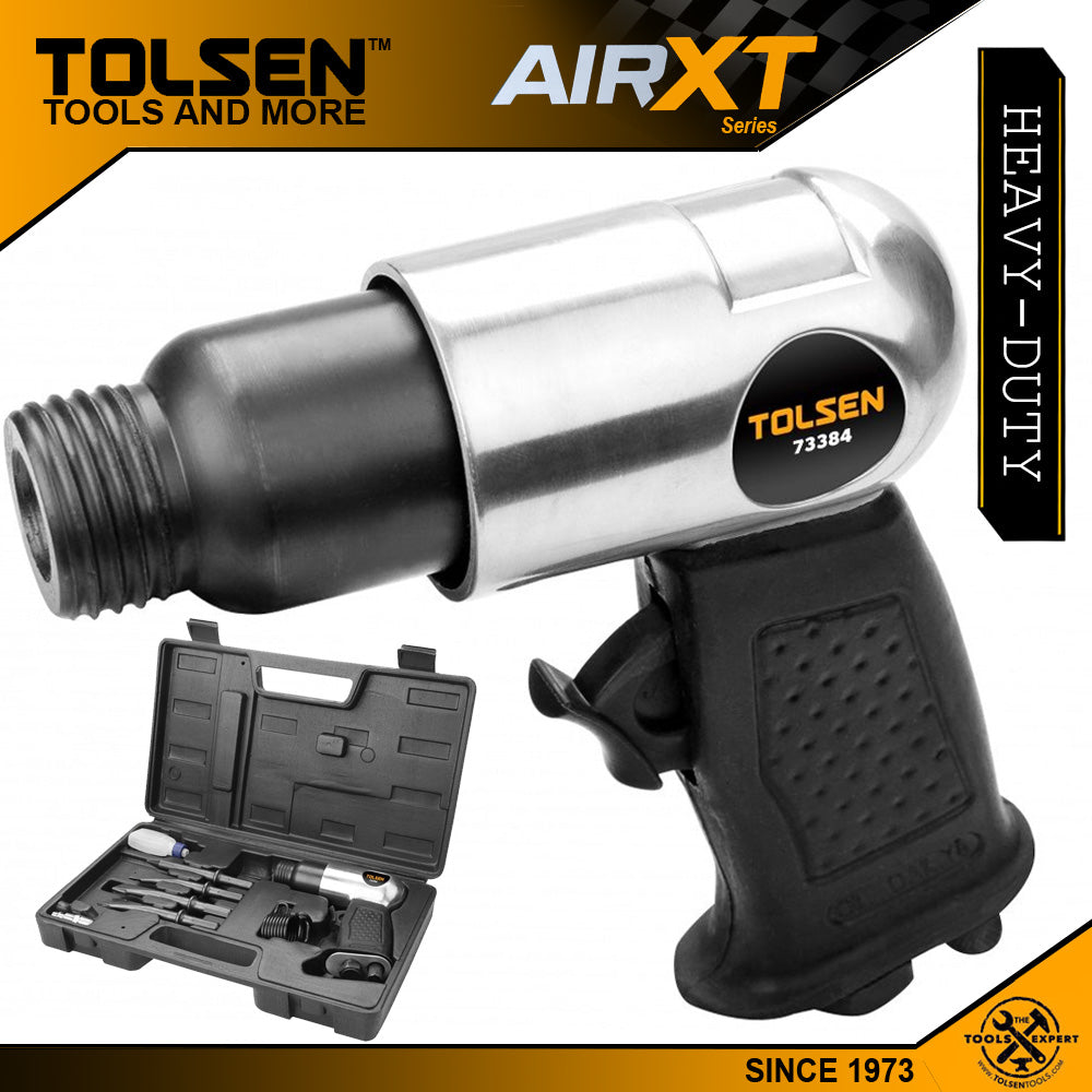 9pcs Air Hammer Hex Kit w/ Case (4500bpm) 73384 AirXT Series For Air Compressor