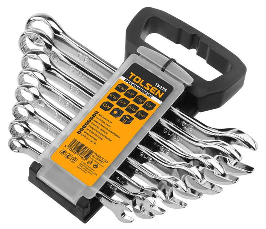 8pcs Industrial Combination Spanners Set (Inches) 5/16” – ¾|