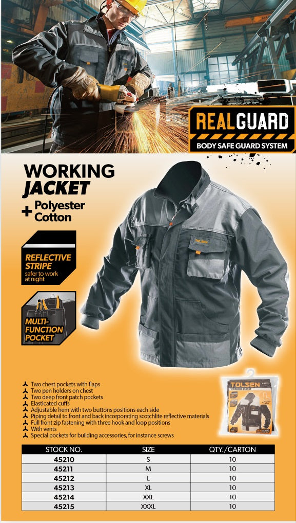 Woking Jacket w/ Scothlite Reflective (S | M | L | XL | XXL | XXXL) Polyester + Cotton