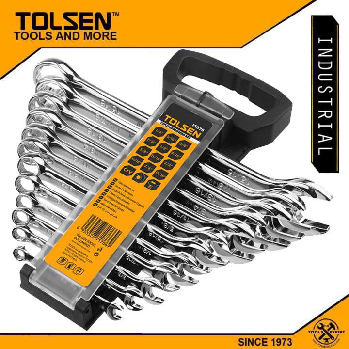 12pcs Combination Spanners Set (Inches) Industrial Grade 15487
