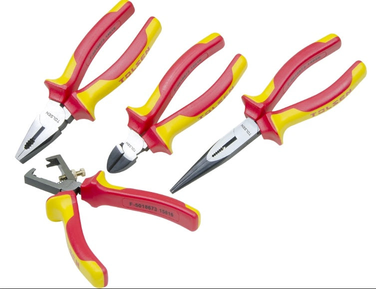 PREMIUM 4PCS INSULATED PLIERS SET