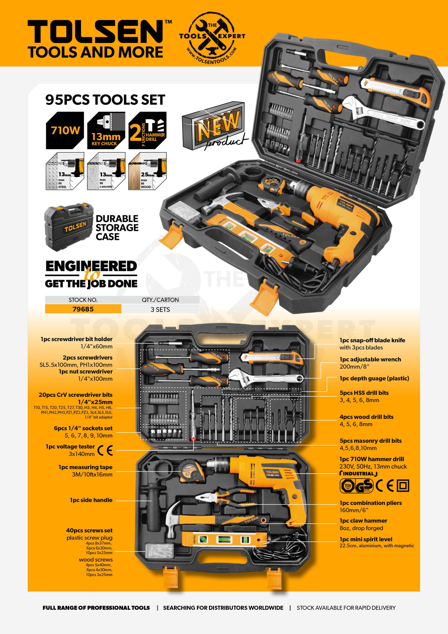 95pcs Drill Tools Set (710W)