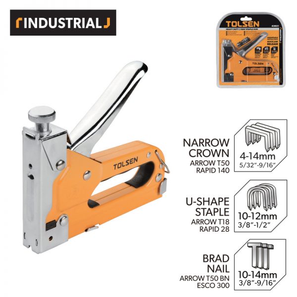 HEAVY DUTY 3 WAY STAPLE GUN