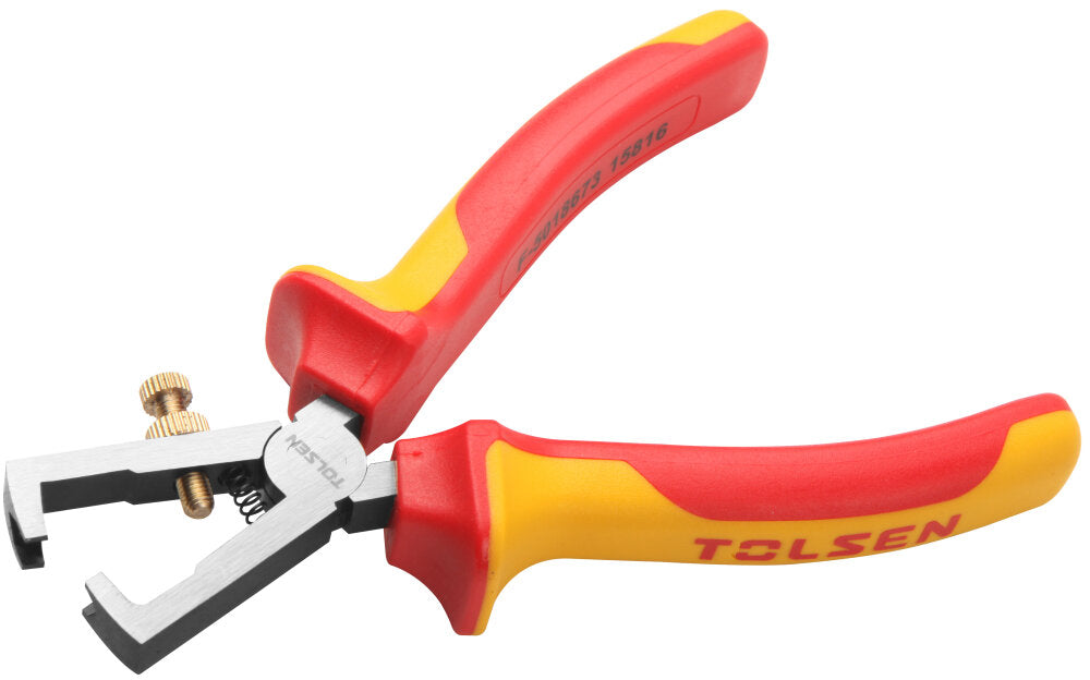 PREMIUM INSULATED WIRE STRIPPING PLIERS 6"