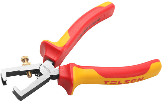 PREMIUM INSULATED WIRE STRIPPING PLIERS 6"