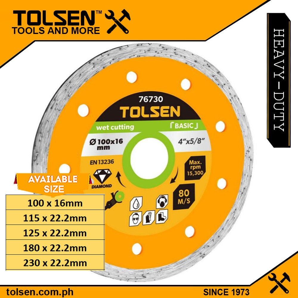 Wet Diamond Cutting Disc (4" | 4.5" | 5" | 7" | 9") Tile Cutting