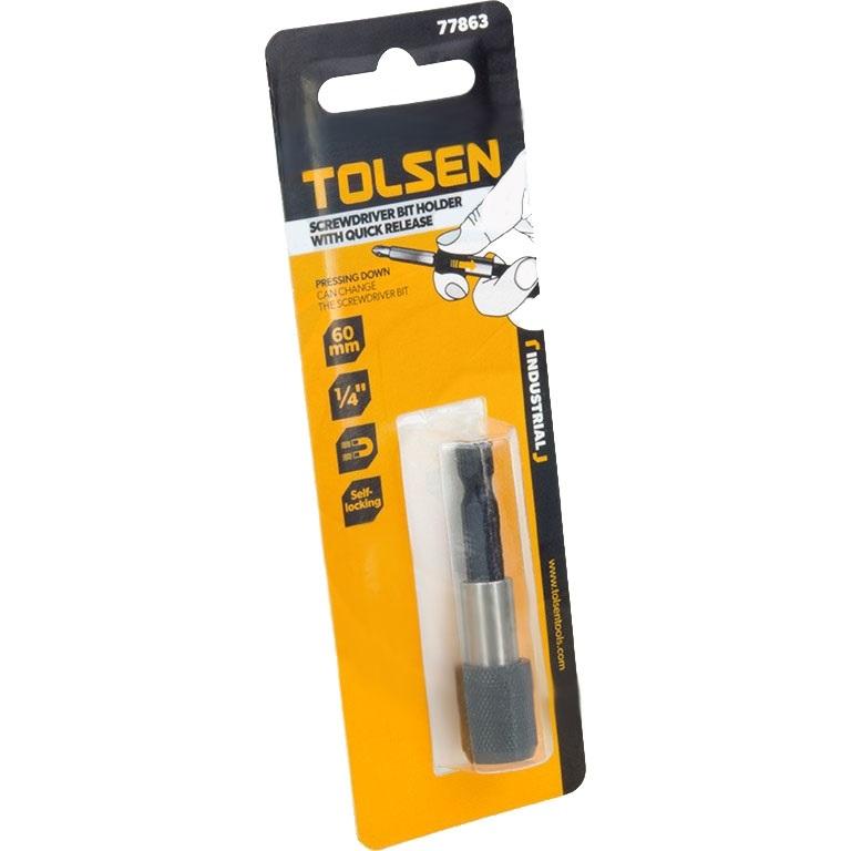 Screwdriver Bit Holder w/ Quick Release (1/4" 60mm) Industrial Grade 77863