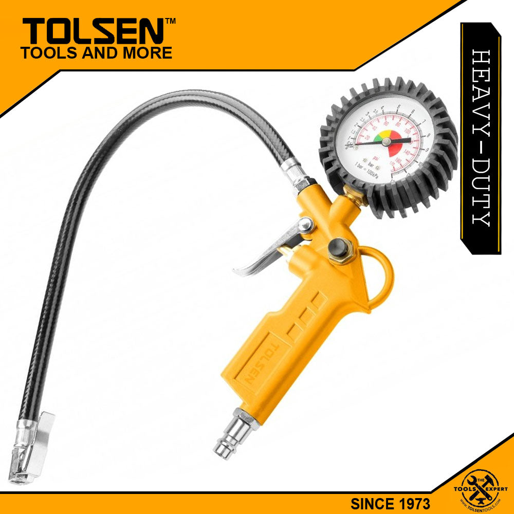 Air Tire Inflating Gun Clip On (40cm) Pistol Grip 73193
