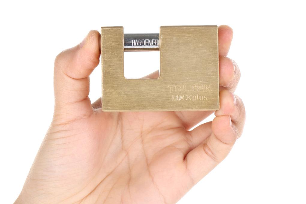 Industrial Brass Shutter Padlock (60mm| 70mm | 80mm | 90mm) w/ 3 Keys