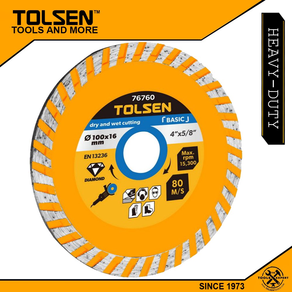 Turbo Dry & Wet Diamond Cutting Disc (4" | 4.5" | 5" | 7" | 9") Tile Cutting