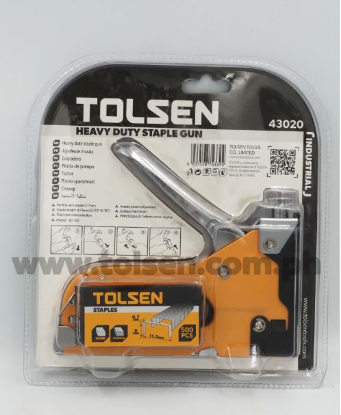 Industrial All Steel Staple Gun Tacker (4-14mm, 5/32"-9/16") 43020