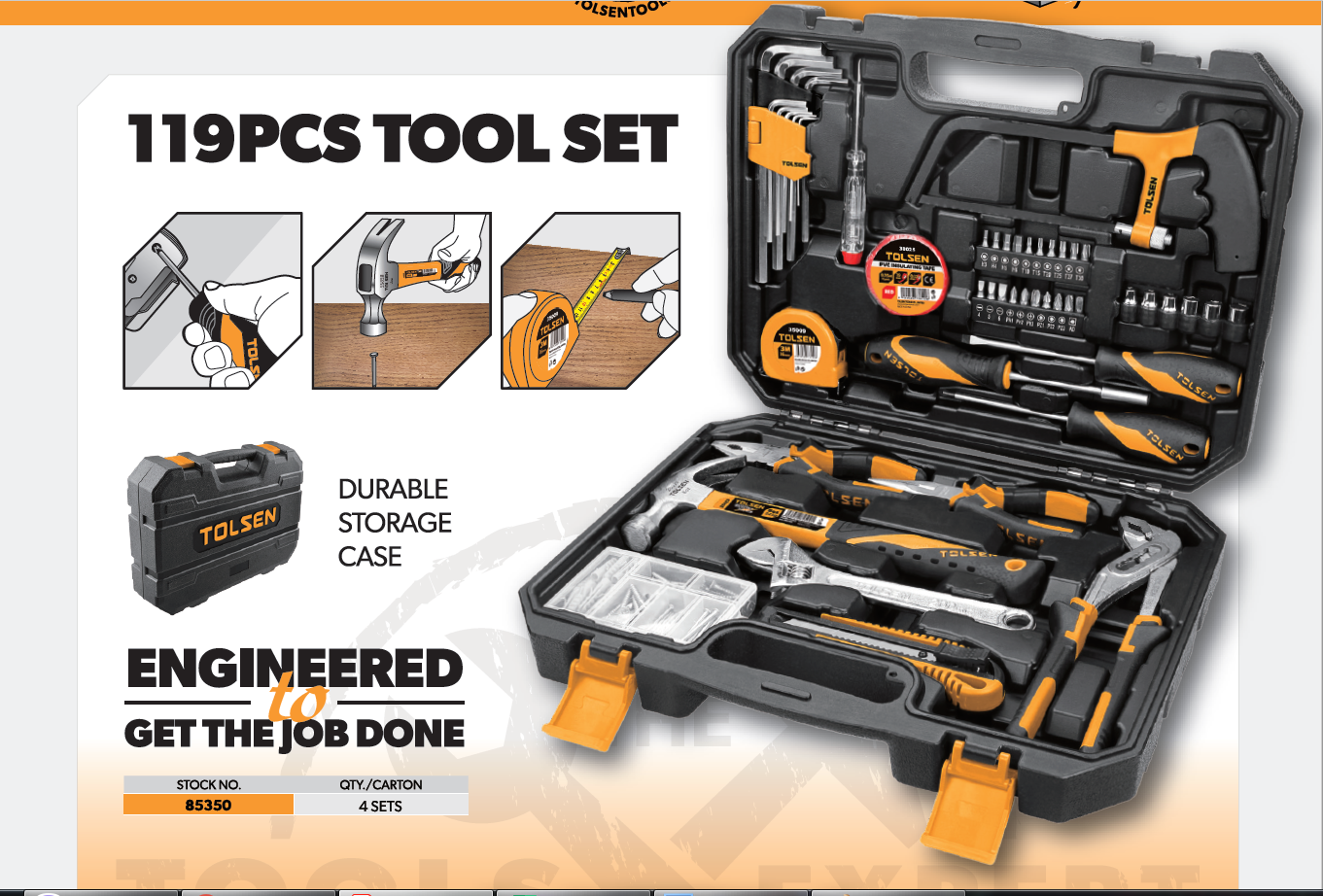 119PCS TOOL SET