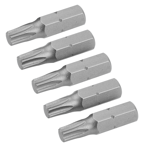 Industrial 5pcs Torx Screwdriver Bits Set (T20 | T25 | T30) S2 Industrial Steel