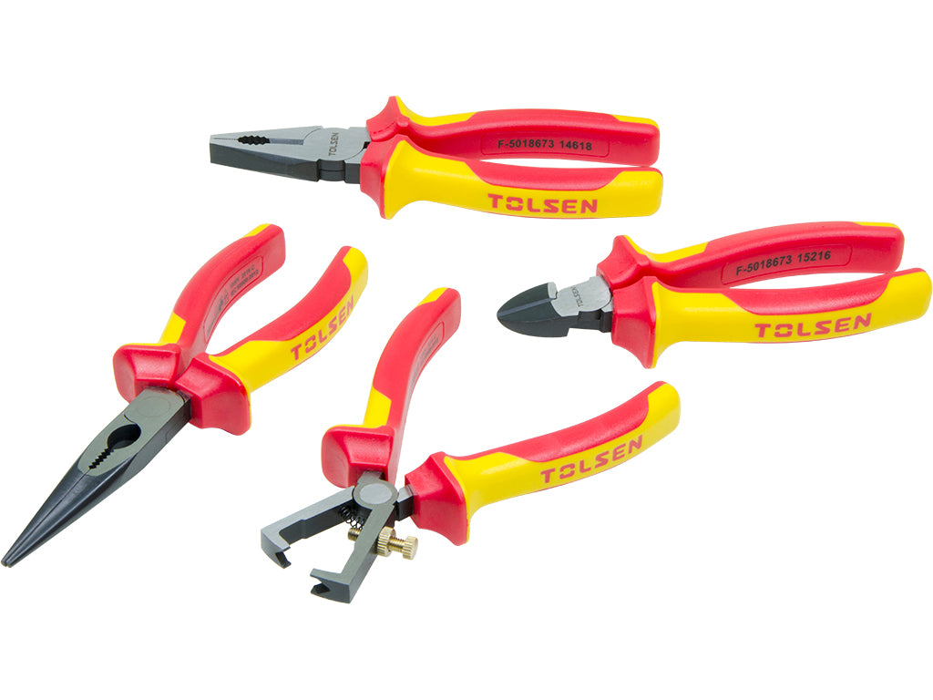 PREMIUM 4PCS INSULATED PLIERS SET