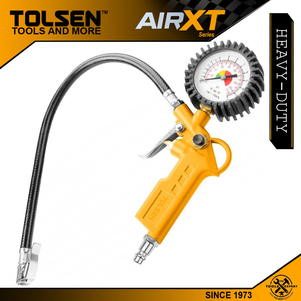 Air Tire Inflating Gun Clip On (40cm) Pistol Grip 73193