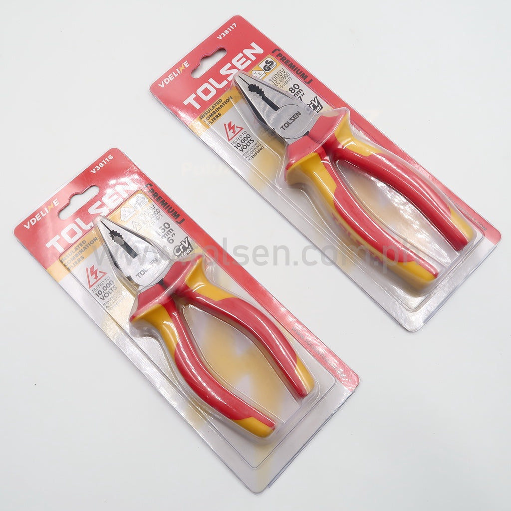 Premium Insulated Combination Pliers (6" - 8") VDE Line