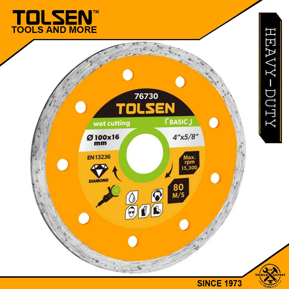 Wet Diamond Cutting Disc (4" | 4.5" | 5" | 7" | 9") Tile Cutting
