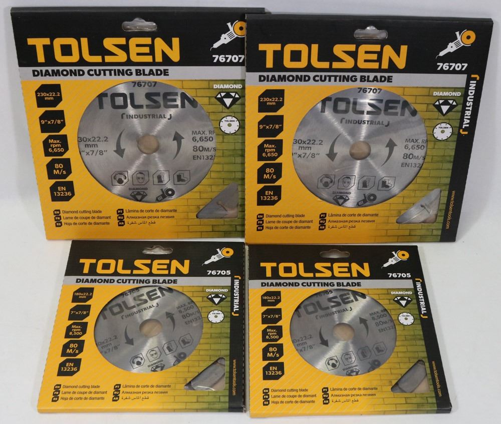 Tolsen Universal Diamond Cutting Disc (4" | 5" | 7" | 8") Industrial Grade Tile Cutting