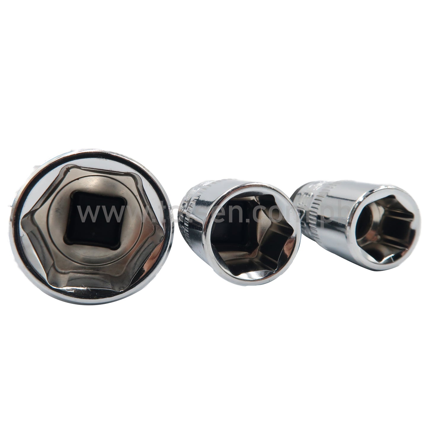 Industrial Grade Socket Wrench 3/8" Drive Cr-V (8 to 19mm)