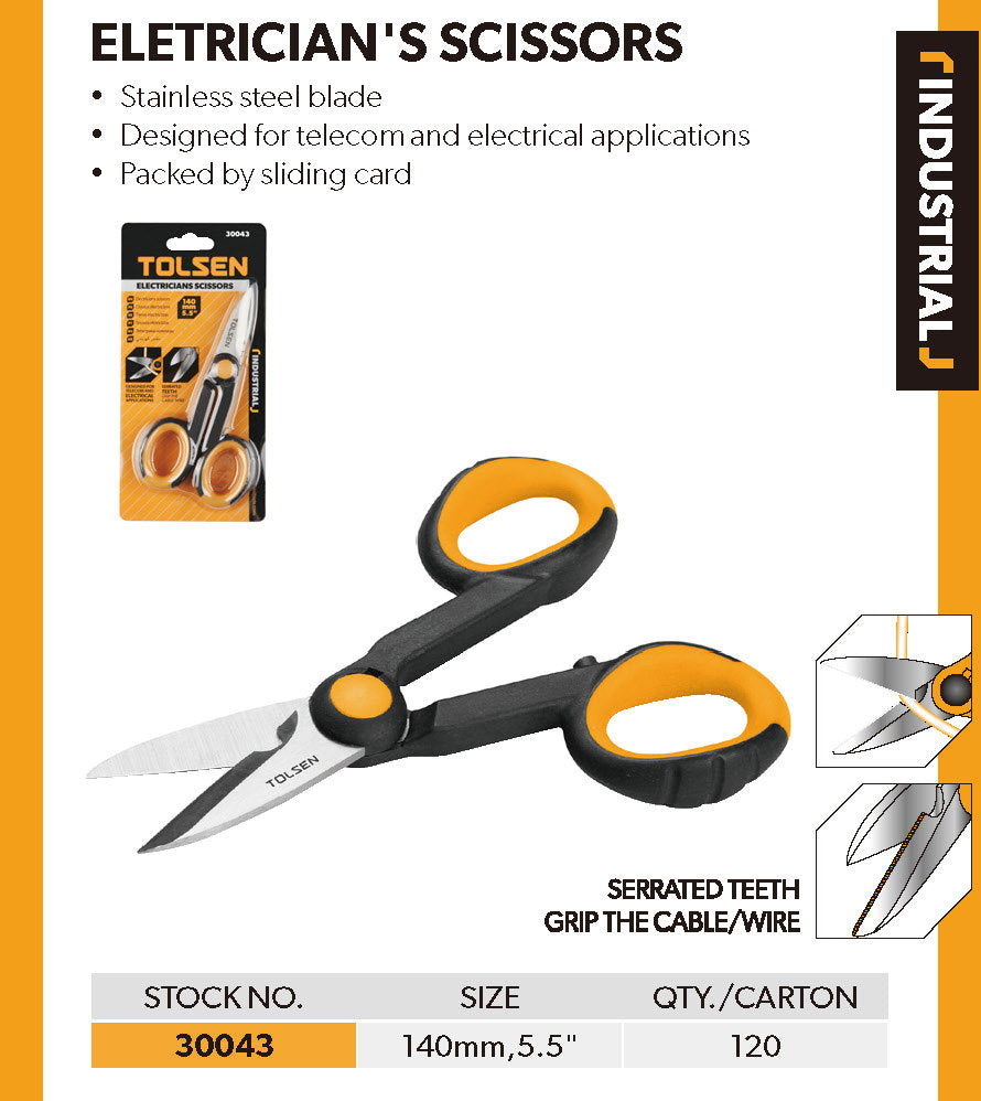 INDUSTRIAL ELECTRICIAN’S SCISSORS