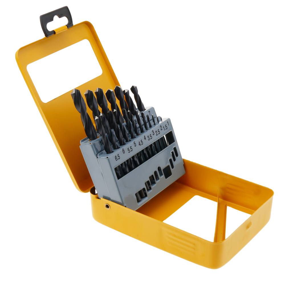 19PCS HSS TWIST DRILL BITS SET