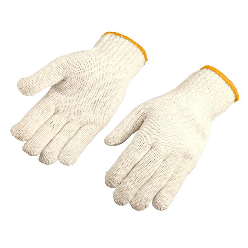 12PAIRS COTTON POLYESTER WORKING GLOVES (10-XL) - Main Image