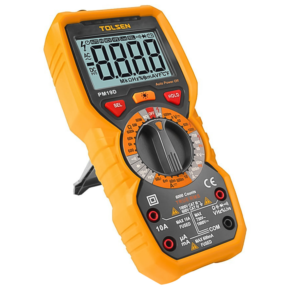 DIGITAL MULTIMETER W/ LCD COLOR DISPLAY AND BACKLIGHT