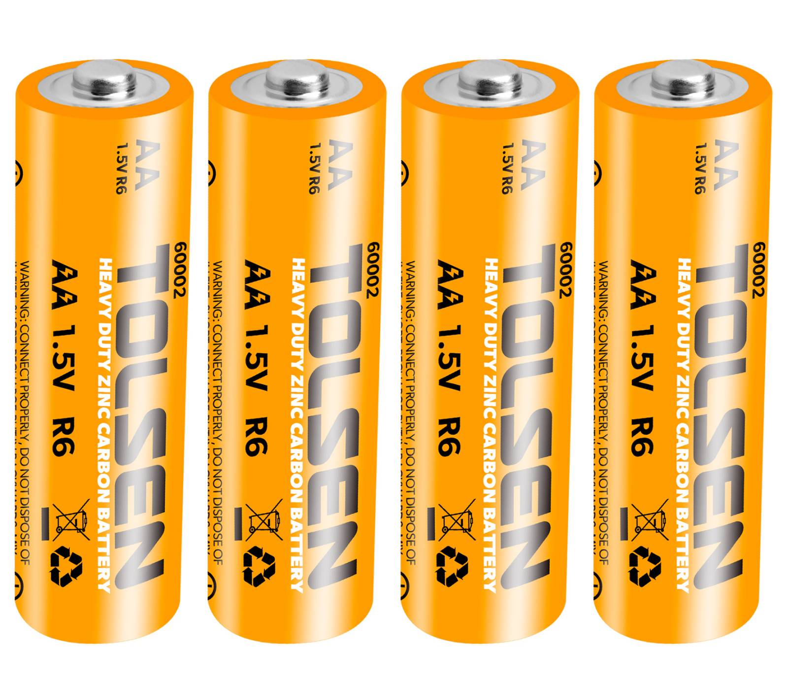 Heavy Charge R6 HEAVY DUTY ZINC CARBON BATTERY AAA (R03) / AA (R6) – Tolsen Tools ...