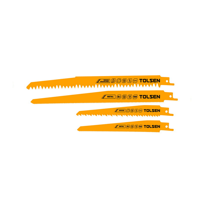 (Industrial) 4pcs Reciprocating Saw Blades Set