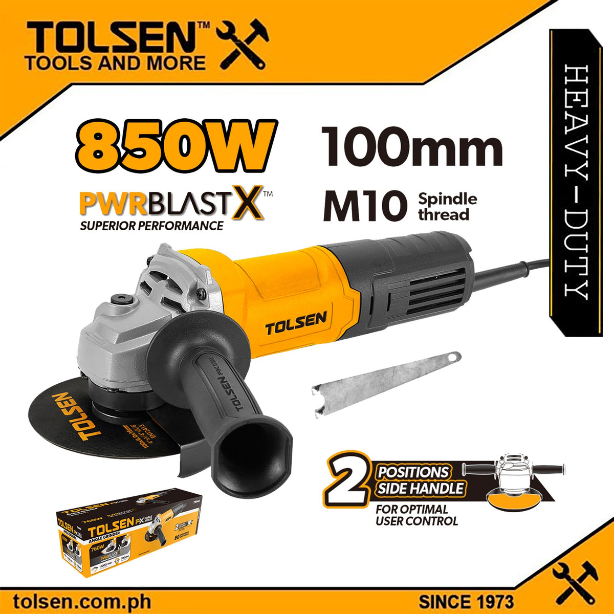 Industrial 850W 100MM Angle Grinder FX Series