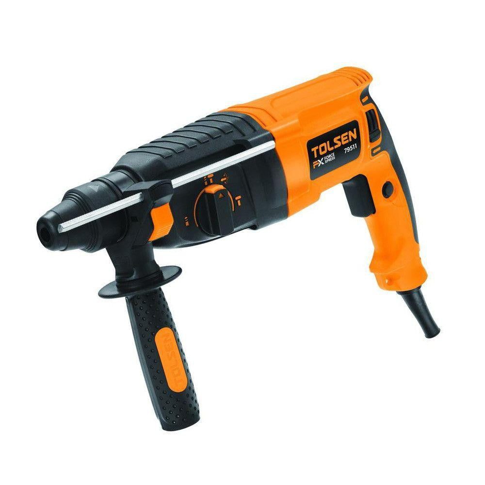 Industrial Rotary Hammer Drill w/ Free 5 SDS+ Bit and Hard Case (800W) FX Series