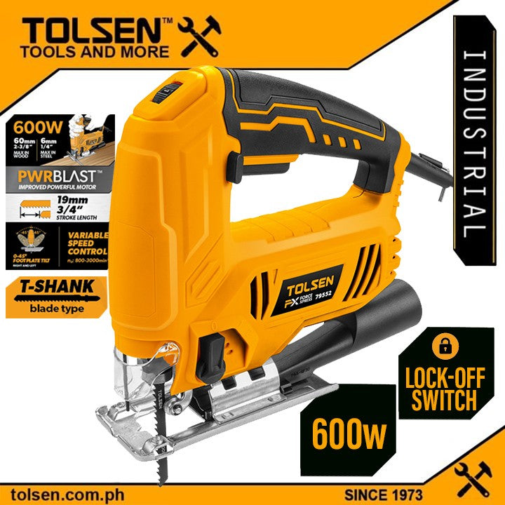 Electric Jigsaw [ONLINE EXCLUSIVE] w/ 3 Free Accessories (600Watts) 79552 CE Approved