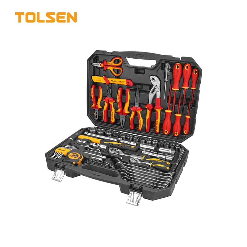 Industrial 66pcs / 107pcs Electrician / Electromechanical Complete Tool Set w/ Hard Case (VDE 1000V)