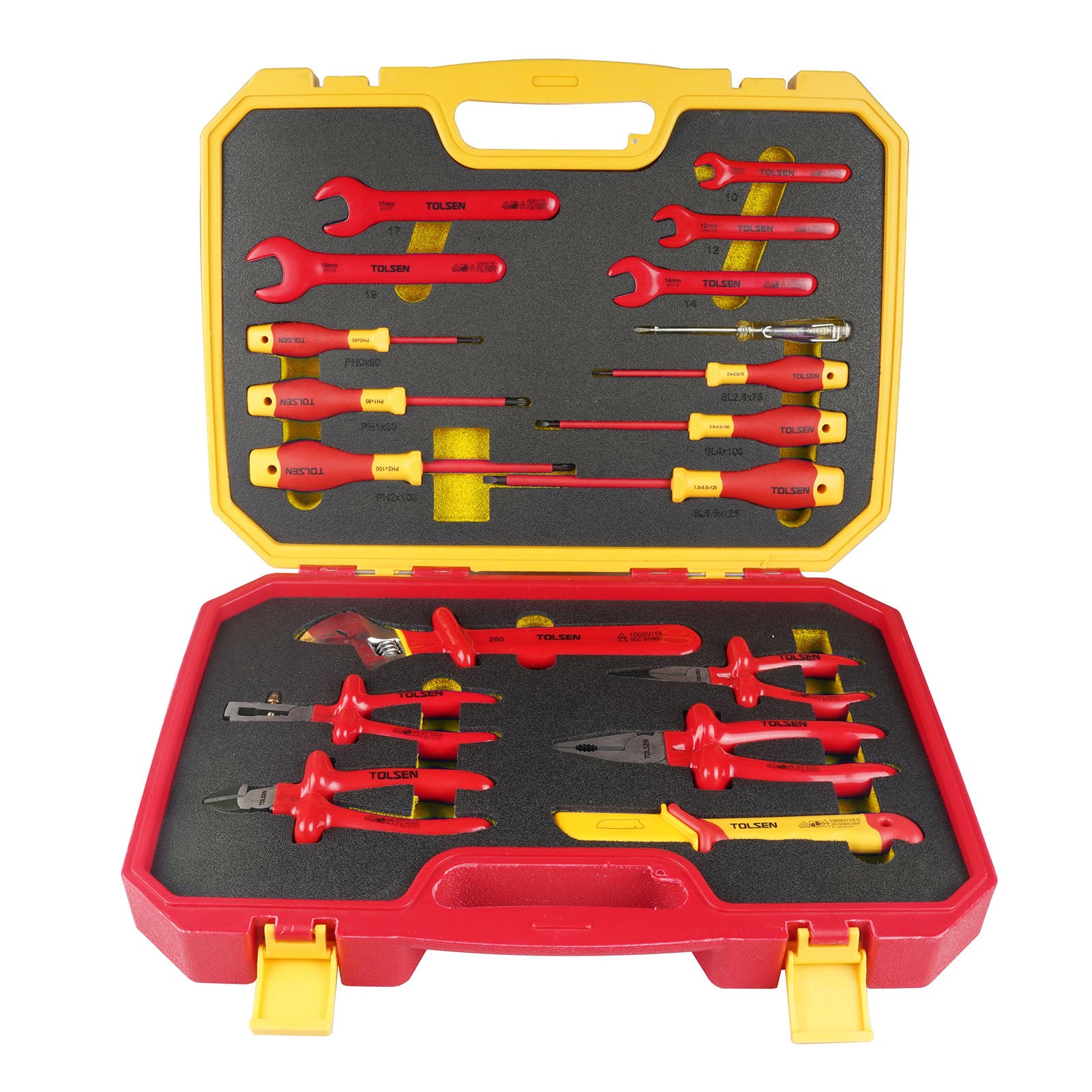 (PREMIUM) 18 PCS INSULATED HAND TOOL SET – Tolsen Tools Philippines